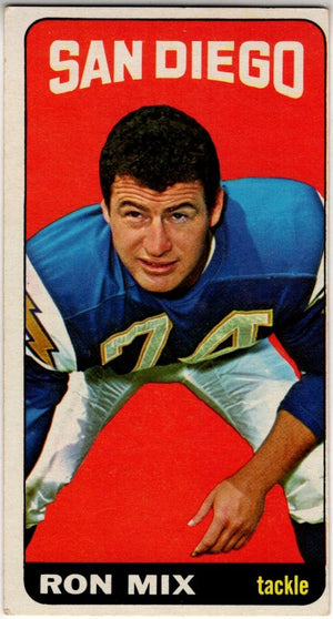 Ron Mix 1965 Topps Card #168
