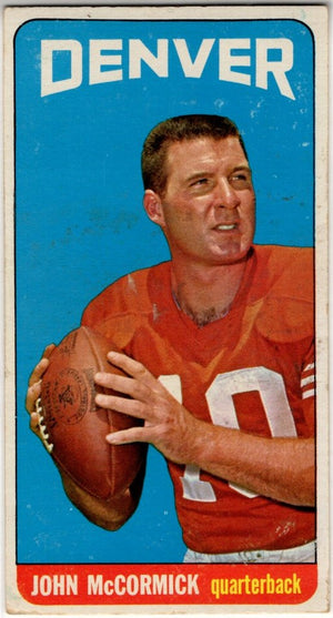 John McCormick 1965 Topps Card #57 Marking on Card