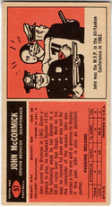 John McCormick 1965 Topps Card #57 Marking on Card