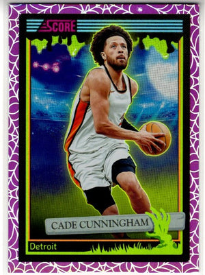 Cade Cunningham 2026 Panini Score A Treat Purple Web Foil Card #47