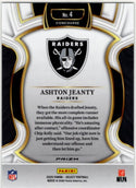 Ashton Jeanty 2025 Panini Select Concourse Silver Prizm RC Card #4