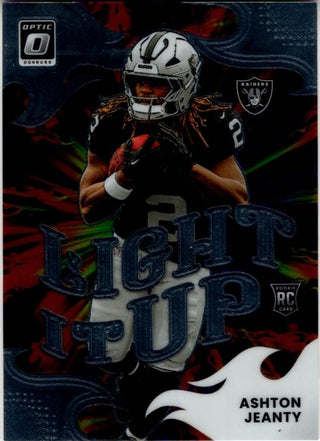 Ashton Jeanty 2025 Donruss Optic Light It Up RC Card #2