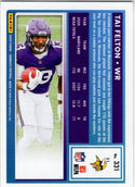 Tai Felton 2025 Panini Donruss Rated Rookie Press Proof Green Card #331