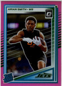 Arian Smith 2025 Panini Donruss Rated Rookie Pink Prizm Card #386