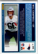 Will Campbell 2025 Panini Donruss Rated Rookie Pink Prizm Card #345