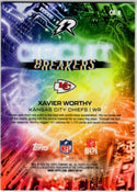Xavier Worthy 2025 Topps Resurgence Circuit Breakers Card #CB-8