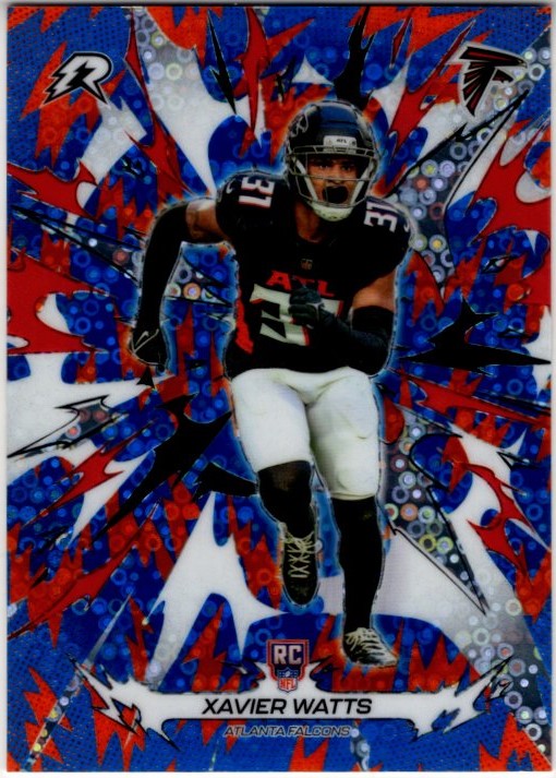 Xavier Watts 2025 Topps Resurgence Blue & Orange Disco RC Card #105