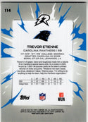 Trevor Etienne 2025 Topps Resurgence Blue & Orange Disco RC Card #114
