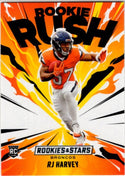RJ Harvey 2025 Panini Rookie & Stars Rookie Rush RC Card #15