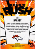 RJ Harvey 2025 Panini Rookie & Stars Rookie Rush RC Card #15