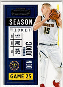 Nicola Jokic 2020-21 Panini Contenders Season Ticket Card #96