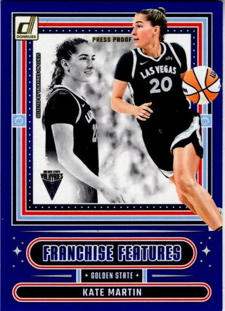 Kate Martin 2025 Panini Donruss WNBA Franchise Features Press Proof Card #15