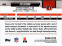 Joe Burrow 2026 Topps Flagship Card #40 0664/2026