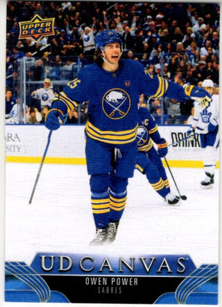 Owen Power 2023-24 Upper Deck Extended Series Canvas Card #C297