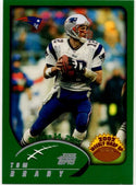 Tom Brady 2002 Topps Weekly Wrap Up Card #295