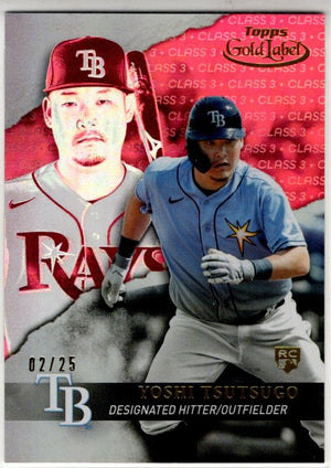 Yoshi Tsutsugo 2020 Topps Gold Label RC Card #90 02/25