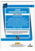 Jake Croneworth 2021 Panini Donruss Rated Rookie Red Stripes Holo Card #62 1993/2021