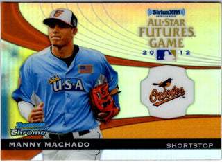 Manny Machado 2012 Bowman Chrome All Star Future Games Card #FG-MM