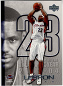 Lebron James 2005-06 Upper Deck Rookie of the Year Card #LJ26