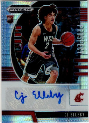 CJ Elleby 2020-21 Panini Prizm Draft Picks Prospect Autograph RC Card #PA-CJ