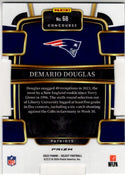 Demario Douglas 2023 Panini Select Concourse Black & Red Prizm Die-Cut RC Card #68