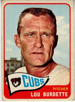 Lou Burdette 1965 Topps card #64