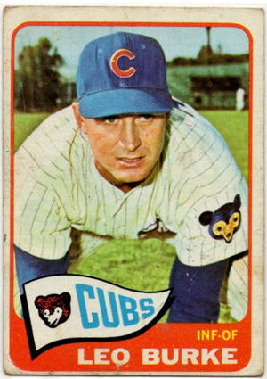 Leo Burke 1965 Topps card #202