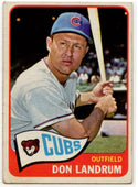 Don Landrum 1965 Topps card #596