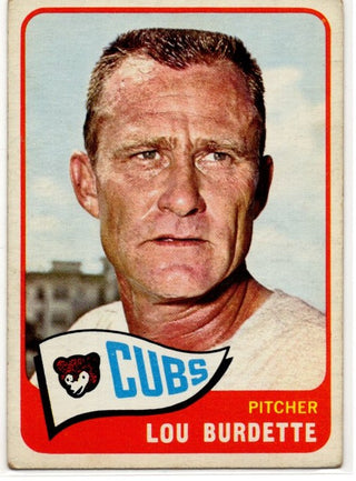 Lou Burdette 1965 Topps card #64
