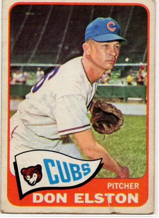 Don Elston 1965 Topps card #436 Damaged
