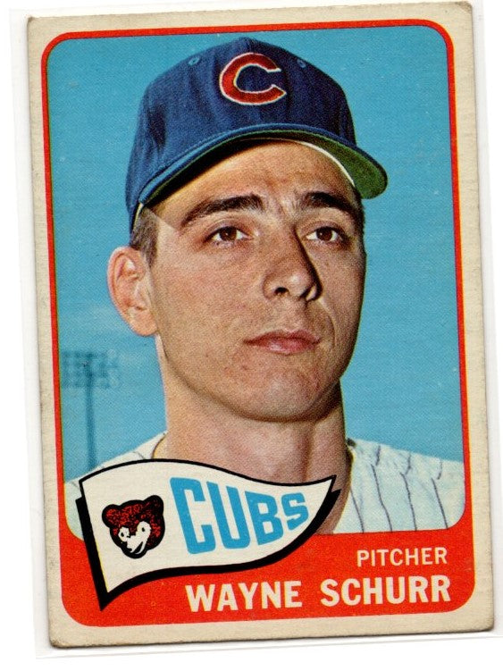 Wayne Schurr 1965 Topps card #149