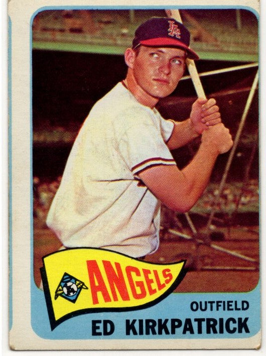 Ed Kirkpatrick 1965 Topps card #393 (Miscut)