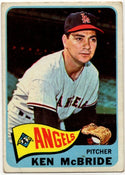 Ken McBride 1965 Topps card #268