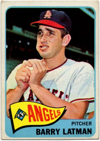 Barry Latman 1965 Topps card #307
