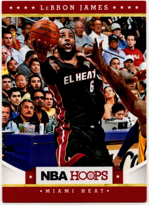 LeBron James 2012-13 Panini NBA Hoops Card #156