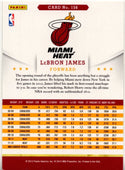 LeBron James 2012-13 Panini NBA Hoops Card #156