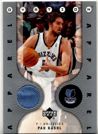 Pau Gasol Upper Deck 2006-07 Ovation Apparel Jersey Card #OA-PG