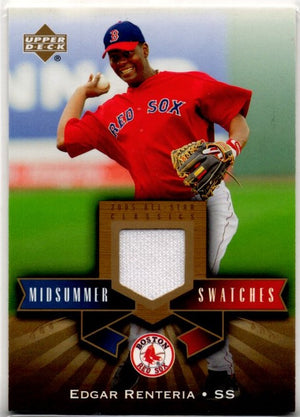 Edgar Renteria 2005 Upper Deck All Star Classic Midsummer Swatches Card #MS-ER