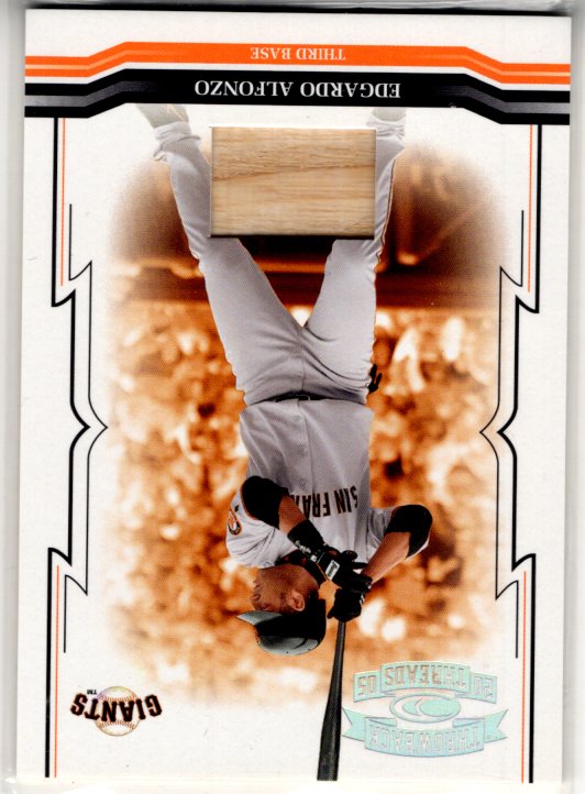 Edgardo Alfonzo 2005 Donruss Throwback Threads Bat Relic Card #206 137/250