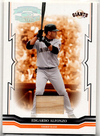 Edgardo Alfonzo 2005 Donruss Throwback Threads Bat Relic Card #206 137/250
