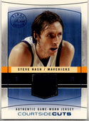 Steve Nash 2003-04 Fleer Final Flair Edition Courtside Cuts Authentic Game Worn Jersey Card #CC-SN 056/250