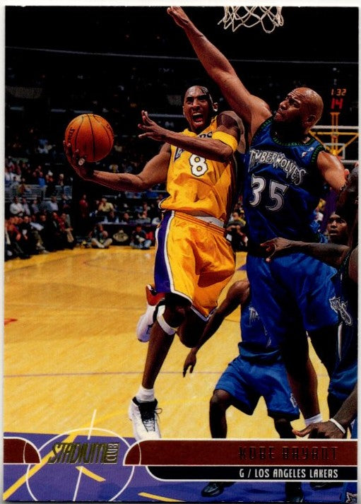 Kobe Bryant 2001-02 Topps Stadium Club Card #10