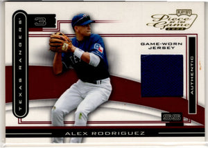Alex Rodriguez 2003 Playoff Piece of the Game Worn Jersey Card #POG-7