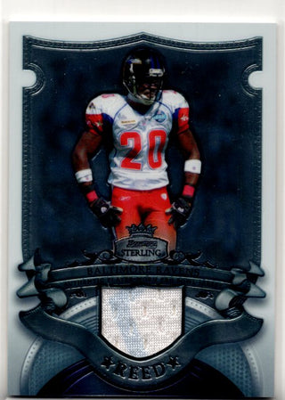 ED Reed 2007 Bowman Sterling Authentic Player Worn Pro Bowl Jersey Card #BSVR-ER
