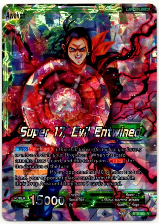 Super 17, Evil Entwined Miraculous Revival DBS Foil Card #BT5-054
