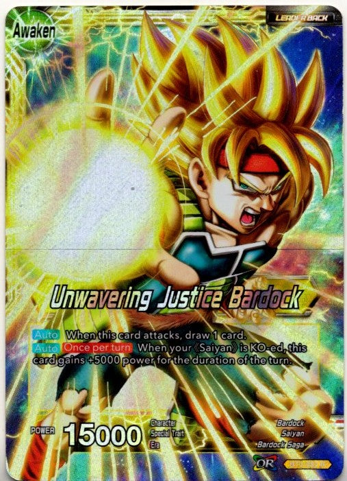 Bardock Unwavering Justice Dragon Ball Super Card #BT3-082 R