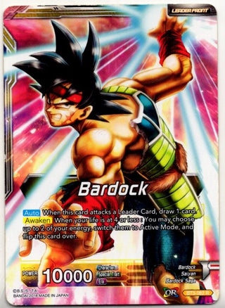 Bardock Unwavering Justice Dragon Ball Super Card #BT3-082 R