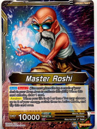Master Roshi Max Power Dragon Ball Super Card #BT5-079 UC