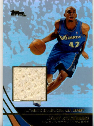 Jerry Stackhouse 2003-04 Topps Authentic Game Worn NBA Jersey Card #JE-JS