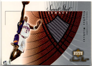 Stephon Marbury 2002-03 Upper Deck Sweet Shot Jersey Card #SM-J